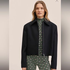 NWOT - Cropped Wool Jacket